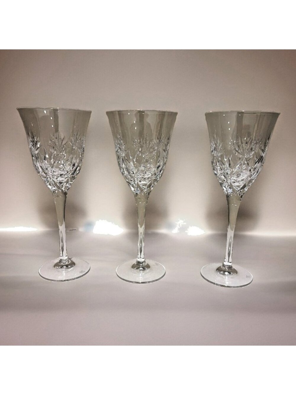 Vintage Royal Prestige Florence Wine Glasses Hand Blown Glass Italy Set of 3